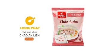 HỒNG PHÁT Nhà Xuất Khẩu: Cháo Sườn Vifon Gói 70g (Có Gói Thịt Sườn Thật)