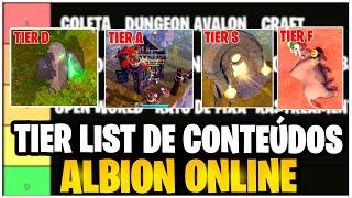 TIER LIST DOS MELHORES CONTEÚDOS PARA GANHAR PRATA E FAMA  - Albion Online