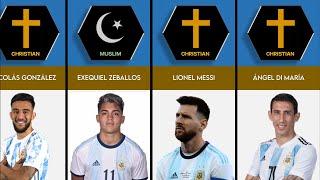 Religion of Argentina Football Players  Muslim Christian Buddhism ️️️