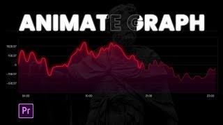 Animate graph with GLOW LINE in Premiere Pro