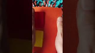 ASMR VELCRO MASTER ~ DOUBLE CRUNCH ~ RED & LIGHT YELLOW #37