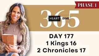 Day 177 1 Kings 16 & 2 Chronicles 17 | Daily One Year Bible Study | Audio Bible with Commentary