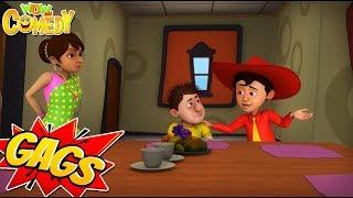 Chacha Bhatija Cartoon in Hindi | New Comedy Gags - 18 | New Cartoons | Wow Kidz Comedy