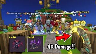 2 Sword Pet Vs 12 Pro Player In Bedwars!! [Blockman Go]