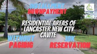 Residential Areas of LANCASTER NEW CITY CAVITE | RENT TO OWN