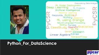 Learn Python For Data Science | PyCSR | Learn Python Online with Pankaj Soni