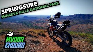 Scenic Minerva Hills National Park Springsure: KTM 690 Enduro - MVDBR Enduro #354