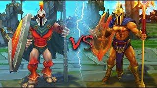 PANTHEON REWORK ALL SKINS Old VS New Comparison - League of Legends