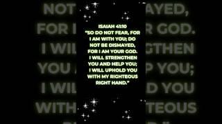 A Powerful Promise for 2025 || Isaiah 41:10 #bibleverse #motivation #godspromises