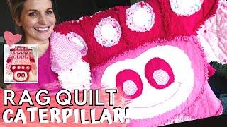 Animal Rag Quilt Caterpillar Tutorial! How to sew a Simplicity animal Rag Quilt for Beginners