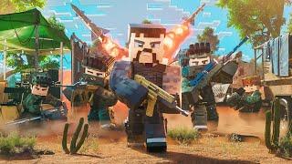 40 Players attempt to Survive a Minecraft WAR!