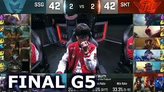 SKT vs SSG - Game 5 Grand Finals Worlds 2016 | LoL S6 World Championship Samsung vs SK Telecom T1 G5