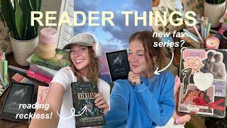 READER THINGS - new fav series, reckless release & redecorating my kindle