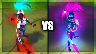 PROJECT: Akali vs KDA Akali Epic Skins Comparison (League of Legends)