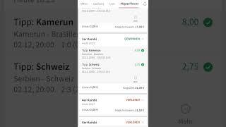 Tipico WM Kombi Wetten 1:22 Quote gewonnen