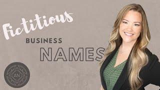 Fictitious Business Names