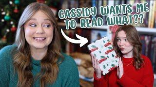 coverswithcassidy chooses my book | booktuber advent day 7 (vlogmas)