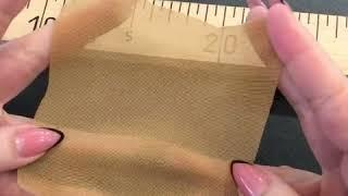 Stretching of mash fabric for sports costumes