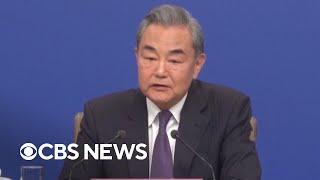 Chinese foreign minister criticizes Trump tariffs