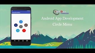 Android Studio Tutorial - Circle Menu