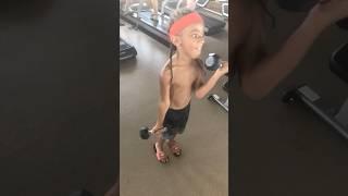 Lil KD working out #throwback #trending #viralvideos