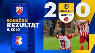 Mozzart Bet Super liga 2024/25 - 8.Kolo: CRVENA ZVEZDA – NAPREDAK 2:0 (1:0)