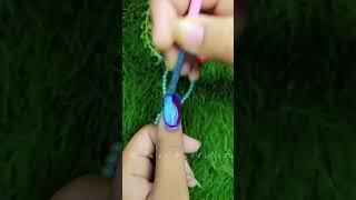 weird nailart design with nail paint #nailart #diynails #youtubeshorts #notoolnailart #mood #weird