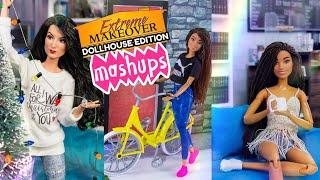 Extreme Dollhouse Makeovers Mashup: Make a Dollhouse from Old Crafts | DIY