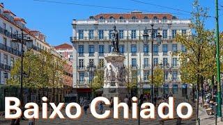 CONHEÇA BAIXO CHIADO EM  LISBOA - Viagem Portugal / Ep 59