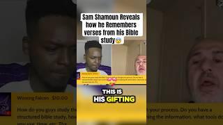 Sam Shamoun REVEALS how he Remembers Verses from Bible Study #christian #bible #samshamoun