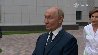 «Очень полезно для здравоохранения страны»: Путин посетил Детский клинический центр имени Л.М.Рошаля