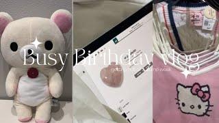 busy birthday vlog : gifts, boba, skincare ️ #aesthetic #saranghoe #cute #famous