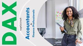 DAX explained for Accountants and Finance professionals