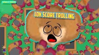 BRAAINS.IO - 10K SCORE TROLLING GAMEPLAY [WORLD RECORD] FUNNY MOMENTS & 100% MAP CONTROL NEW UPDATE!