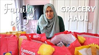 £200 weekly grocery shop for a family of 9