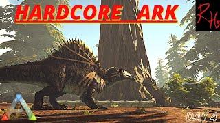 HARDCORE ARK (NO DEATHS) Day 4 - The Center