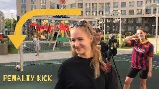 Russian Girls vs African Girls Penalty Kick Challenge