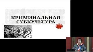 Баталко Тамара Ивановна "Криминальная субкультура"