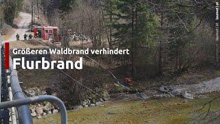 Größeren Waldbrand am Teichlberg bei St. Pankraz im letzten Moment gerade noch verhindert