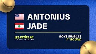 Les Petits As 2023 | Boys Singles 1R | Michael Antonius vs Daniel Jade