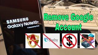 Samsung Note 10 Plus (SM-N975F), Remove Google Account, Bypass FRP.