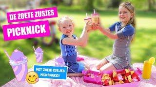 D.I.Y. PICKNICKEN met DE ZOETE ZUSJES!! [Met Super Lekkere Zoete Zusjes Milkshake!]