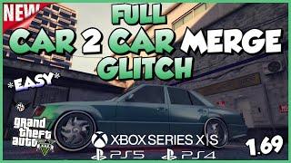 *BRAND NEW* GTA5 FULL CAR 2 CAR MERGE GLITCH METHOD | BACK 2 BACK | PATCH 1.69