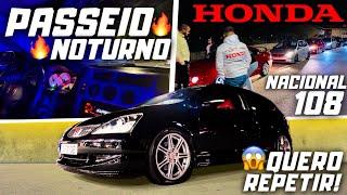 O QUE FOI ISTO !?  *QUE LOUCURA* SÓ HONDAS TYPE-Rs A FUNDO NA NACIONAL 108 ! | HUGO MARQUES