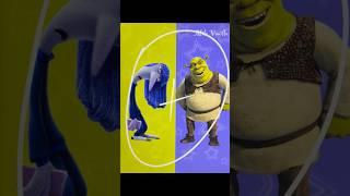 Ennui Inside Out 2 mixing with Shrek #mixingcharacters #mixing #aiart #shorts