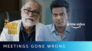 Srikant Tiwari In Meetings Be Like | The Family Man | Manoj Bajpayee | Prime Video