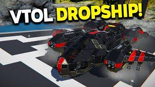 Valkyrie TROOP DROPSHIP! - Space Engineers