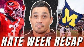 Michigan-Ohio State, Texas-Texas A&M, Georgia Tech-Georgia | CFB Playoff Picture | Week 14 REACTION