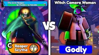 HALLOWEEN EVENT UPDATE  NEW GODLY vs BOSS WAVE  - Roblox Toilet Tower Defense