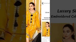 ZAINAB CHOTTANI LUXURY WEDDING COLLECTION** *DESIGN* = 64*FRONT* =  PURE RAW SILK HEAVILY  ALL MULTI